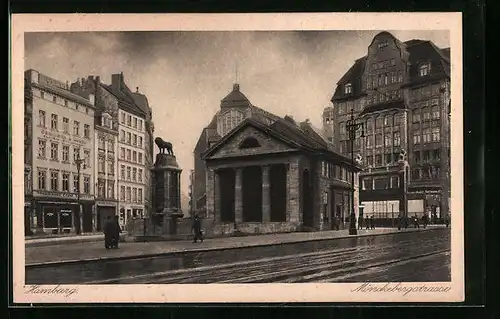 AK Hamburg, Ansicht der Mönckebergstrasse