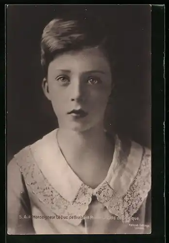 AK S.A.R. Monseigneur, Le Duc de Brabant, Prince Léopold de Belgique