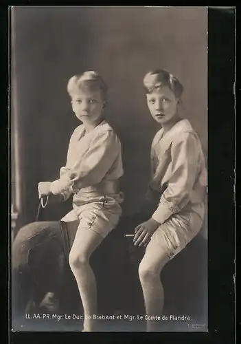 AK LL. AA. RR. Le Duc de Brabant et Mgr. Le Comte de Flandre