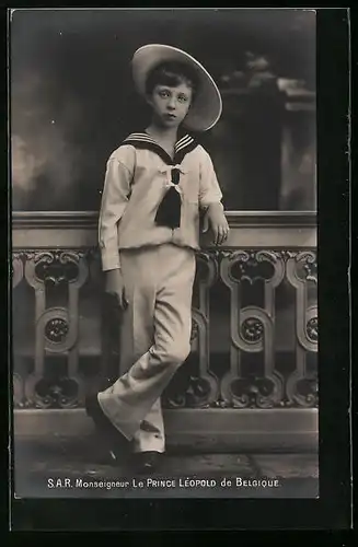 AK Prinz Léopold von Belgien im Kindesalter