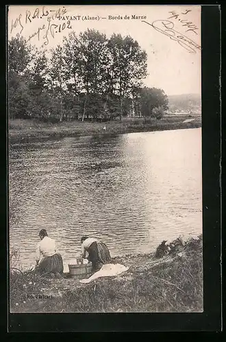 AK Pavant, Bords de Marne