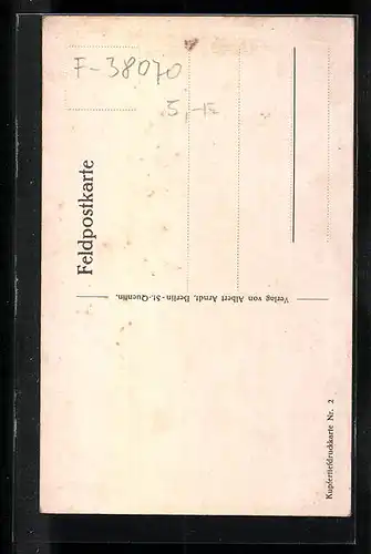 AK St-Quentin, Deutsche Soldaten am Rathaus