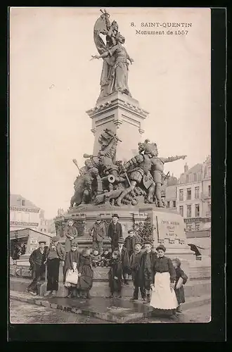AK Saint-Quentin, Monument de 1557