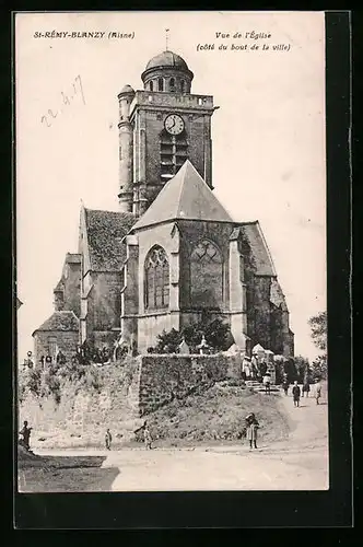 AK St-Rémy-Blanzy, Vue de l`Église