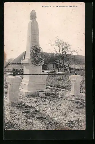 AK Aubigny, Le Monument des Héros