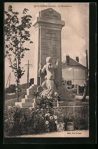 AK Jaulgonne, Le Monument