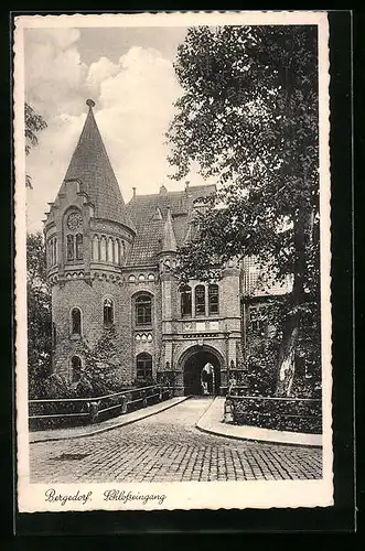 AK Hamburg-Bergedorf, Schlosseingang