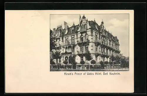 AK Bad Nauheim, Kirsch`s Prince of Wales Hotel (Gebäudeansicht)