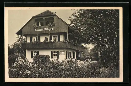 AK Bad Wörishofen, Kurheim Landhaus Hildegard in der Hildegardstrasse