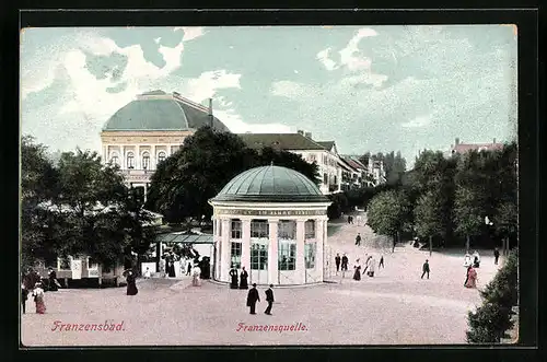 AK Franzensbad, Franzensquelle
