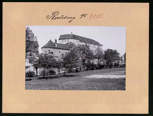 Fotografie Brück & Sohn Meissen, Ansicht Radeberg, Partie mit Blick zum Schloss