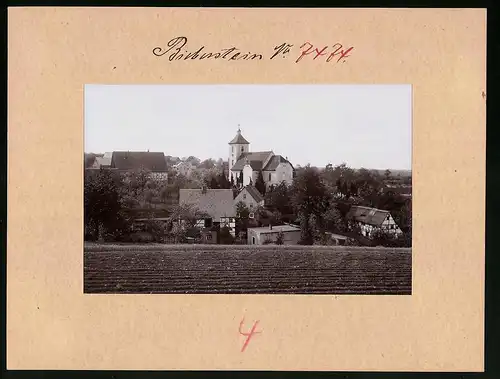 Fotografie Brück & Sohn Meissen, Ansicht Bieberstein, Teilansicht der Stadt mit Schloss