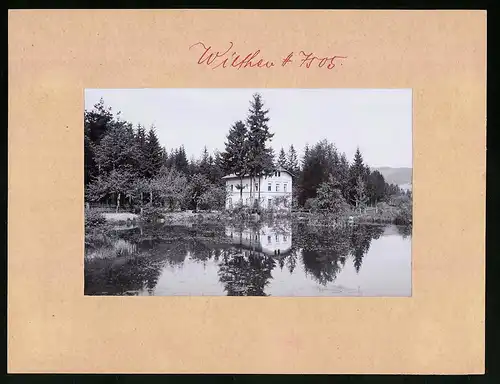 Fotografie Brück & Sohn Meissen, Ansicht Wilthen i. Sa., Partei an der Forellen - und Fischzüchterei