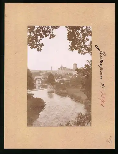 Fotografie Brück & Sohn Meissen, Ansicht Zschopau, Blick auf die Stadt vom Genselschen Park aus gesehen