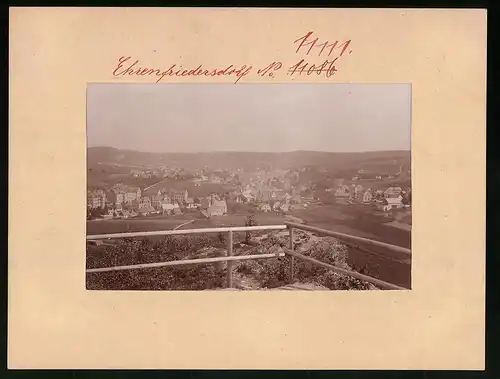 Fotografie Brück & Sohn Meissen, Ansicht Ehrenfriedersdorf, Blick von einem Aussichtspunkt