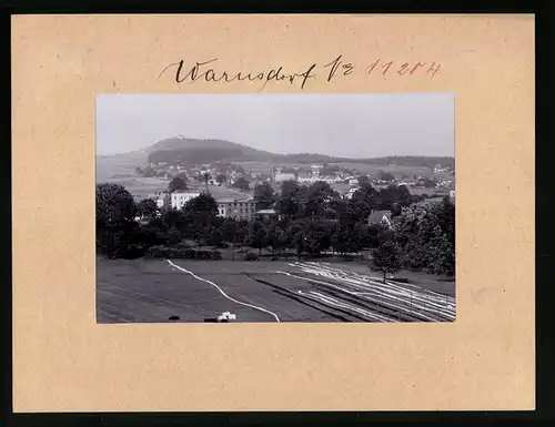 Fotografie Brück & Sohn Meissen, Ansicht Warnsdorf, Gesamtansicht der Ortschaft