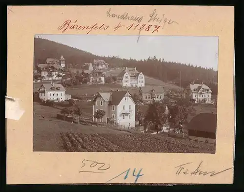 Fotografie Brück & Sohn Meissen, Ansicht Bärenfels, Landhäuser & Villen im Ort