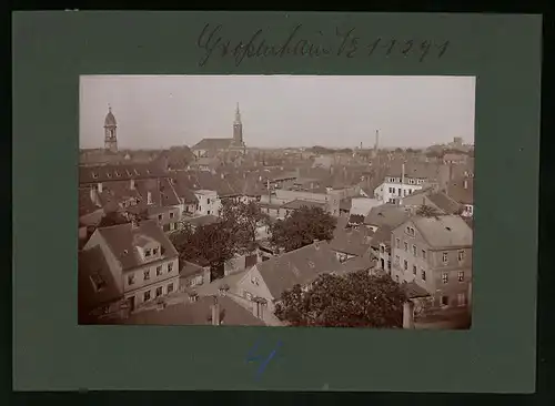Fotografie Brück & Sohn Meissen, Ansicht Grossenhain, Stadt-Panorama