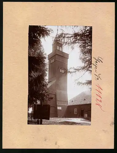 Fotografie Brück & Sohn Meissen, Ansicht Geyer, Partie am Aussichtsturm Waltershöhe