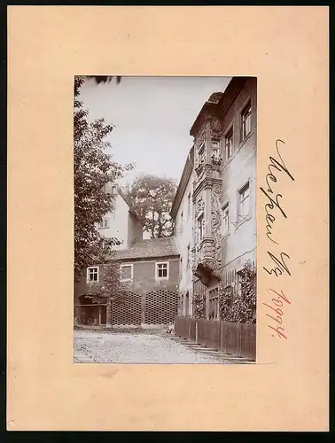 Fotografie Brück & Sohn Meissen, Ansicht Meissen, Ökonomiehof der Fürstenschule St. Afra