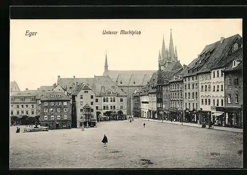 AK Eger, Unterer Marktplatz