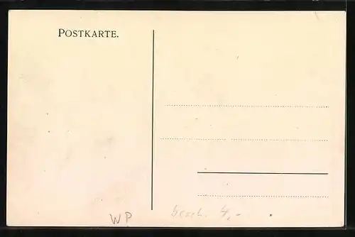 AK Marienburg, Flusspartie mit Schloss