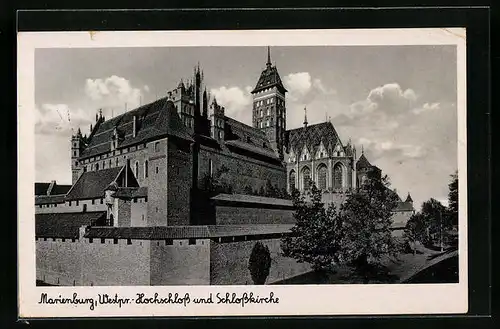 AK Marienburg, Hochschloss und Schlosskirche