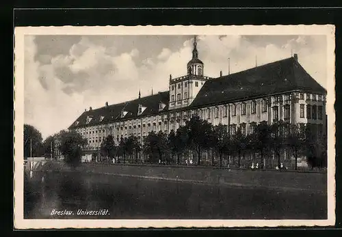 AK Breslau, Flusspartie mit Universität