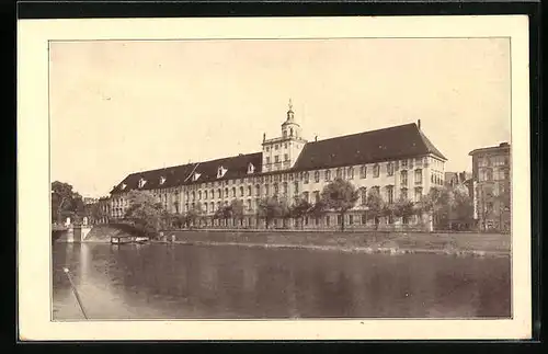 AK Breslau, Flusspartie mit Universität