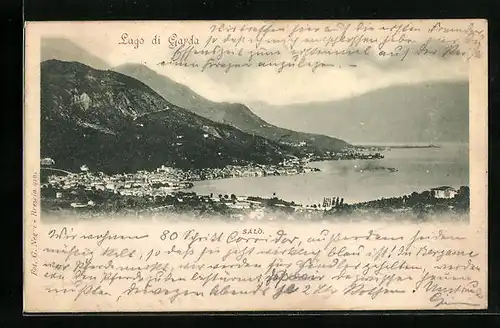 AK Salò /Lago di Garda, Panorama