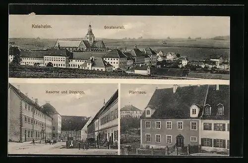AK Kaisheim, Strafanstalt, Kaserne und Direktion, Pfarrhaus