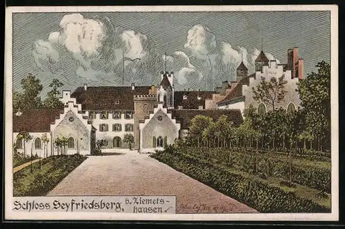 Künstler-AK Eugen Felle: Ziemetshausen, Schloss Seyfriedsberg