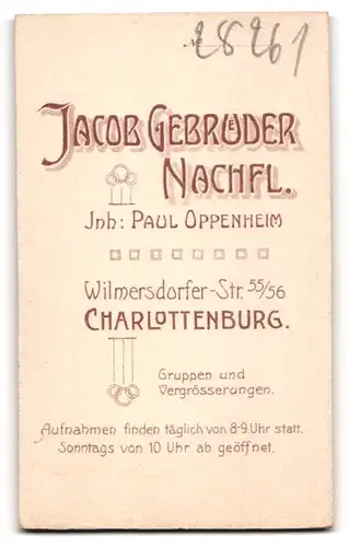 Fotografie Paul Oppenheim, Berlin-Charlottenburg, Wilmersdorfer-Str. 55-56, Halbwüchsiger Knabe im Matrosenanzug