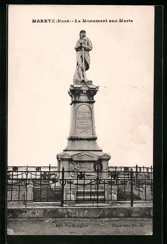 AK Maretz, Le Monument aux Morts
