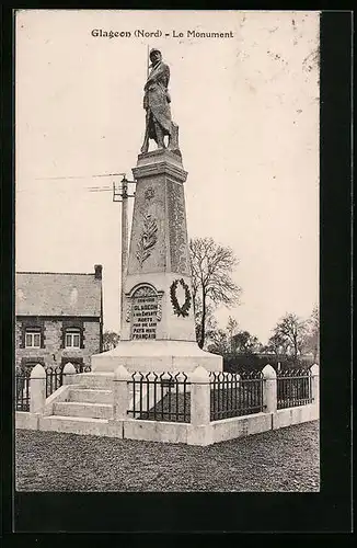 AK Glageon, Le Monument aux Morts