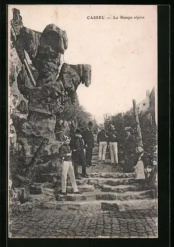AK Cassel, La Rampe alpine