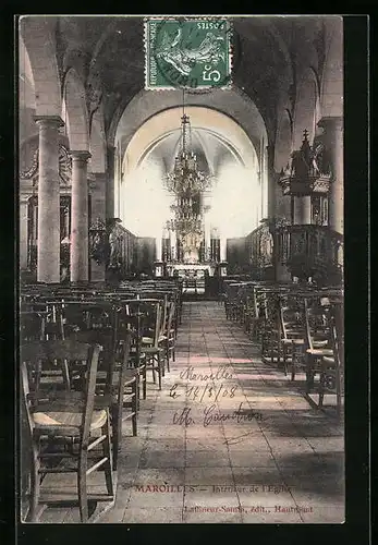 AK Maroilles, Intérieur de l`Eglise