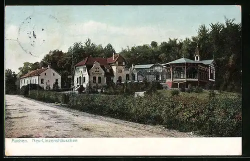 AK Aachen, Gasthaus Neu-Linzenshäuschen