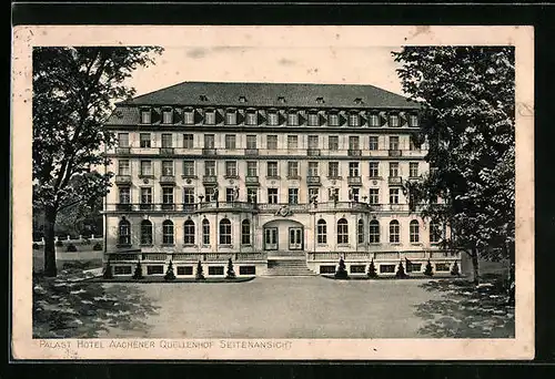 AK Aachen, Palasthotel Aachener Quellenhof - Seitenansicht
