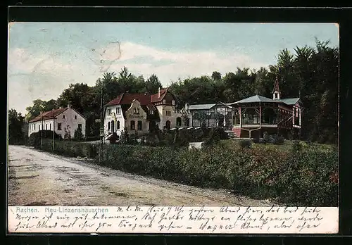 AK Aachen, Gasthaus Neu-Linzenshäuschen