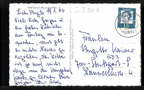AK Marienthal /Ahr, Ansicht der THW-Schule