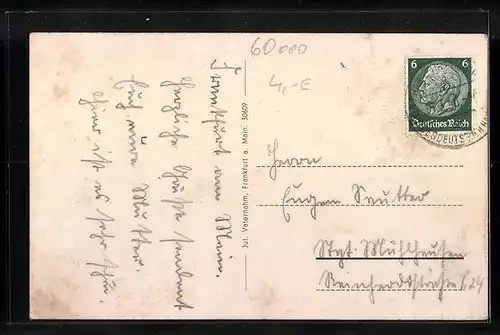 AK Frankfurt a. M., Kaiserplatz und Friedensstrasse