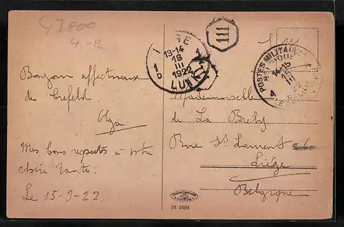 AK Crefeld, Partie an der Städtischen Höheren Töchterschule