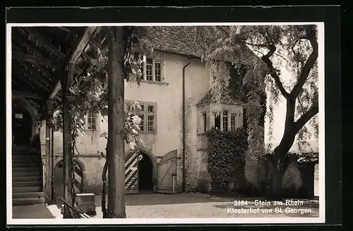 AK Stein am Rhein, Klosterhof von St. Georgen