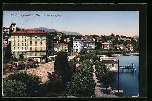 AK Paradiso, Ortsansicht mit neuem Quai