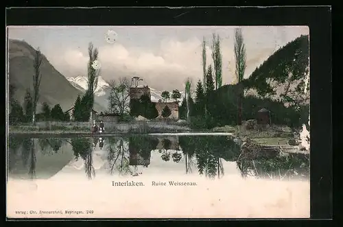 AK Interlaken, Ruine Weissenau