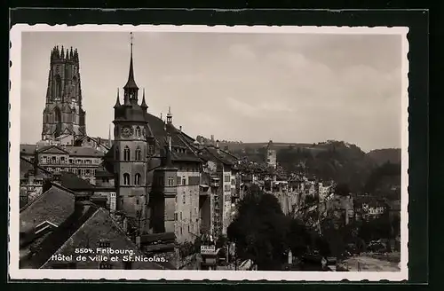 AK Fribourg, Hotel de ville et St. Nicolas