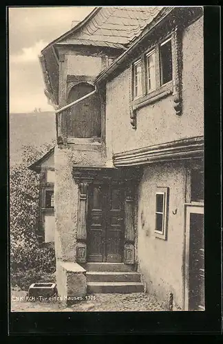 AK Enkirch, Tür eines Hauses, 1706