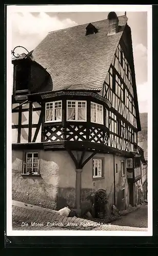 AK Enkirch /Mosel, Altes Fachwerkhaus