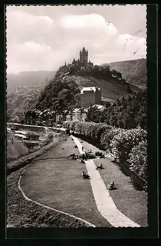 AK Cochem /Mosel, Burg mit Anlagen